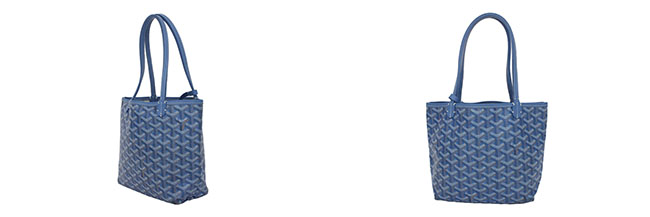 ゴヤールスーパーコピー トートバッグ サンルイジュニア ブルー ポーチ付き Goyard2020072 - 商品画像 2