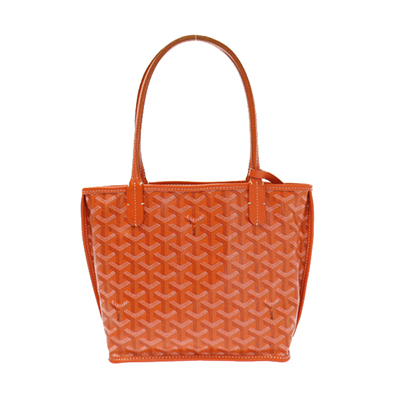 ゴヤールスーパーコピー トートバッグ アンジュ ミニ リバーシブル オレンジ ポーチ付き Goyard2020074 - 商品画像 3
