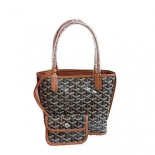 GOYARDコピー ゴヤール 「アンジュ」 ANJOU MINI トート バッグ リバーシブル 黒×ナチュラル Goyard2020076 - 商品画像 2