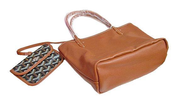 GOYARDコピー ゴヤール 「アンジュ」 ANJOU MINI トート バッグ リバーシブル 黒×ナチュラル Goyard2020076 - 商品画像 3