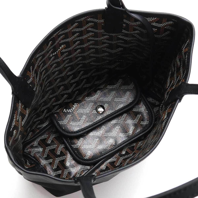 スーパーコピーゴヤール アンジュ ANJOU MINI トートバッグ リバーシブル 黒 ショッパーリボン付き サンルイ Goyard2020077 - 商品画像 9