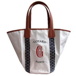 GOYARD ゴヤールコピー 「BELHARRA」 マーカージュ トート バッグ ネイビー 紺 キャンバス リバーシブル ショッパーリボンのラッピング Goyard2020081 - 商品画像 2