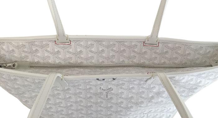 GOYARD ゴヤール 「アルトワ」 白 ホワイト マーカージュ入 GY トート バッグ Goyard2020085 - 商品画像 1