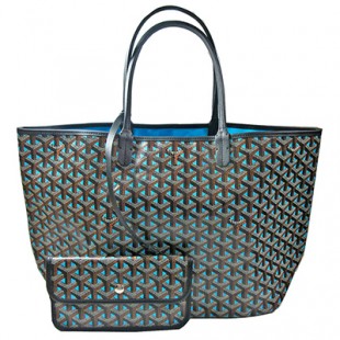 GOYARD ゴヤールコピー サンルイ クレールヴォア PM SAC SAINT LOUIS CLAIRE VOIE ブルーターコイズ 水色 黒 Turquoise ショッパー リボン ラッピング Goyard2020087 - 商品画像 2