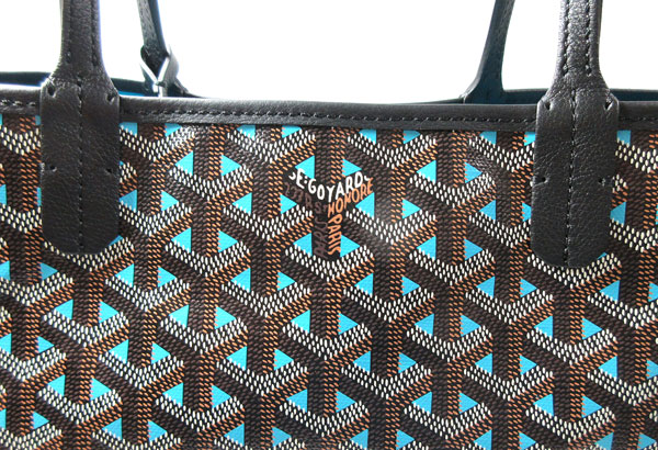 GOYARD ゴヤールコピー サンルイ クレールヴォア PM SAC SAINT LOUIS CLAIRE VOIE ブルーターコイズ 水色 黒 Turquoise ショッパー リボン ラッピング Goyard2020087 - 商品画像 8