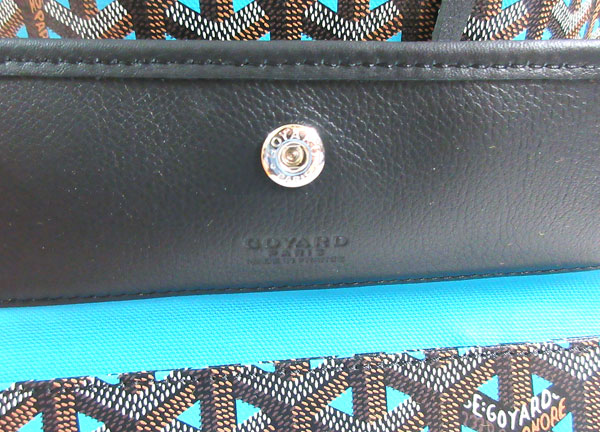 GOYARD ゴヤールコピー サンルイ クレールヴォア PM SAC SAINT LOUIS CLAIRE VOIE ブルーターコイズ 水色 黒 Turquoise ショッパー リボン ラッピング Goyard2020087 - 商品画像 5