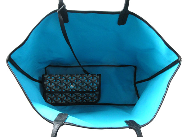GOYARD ゴヤールコピー サンルイ クレールヴォア PM SAC SAINT LOUIS CLAIRE VOIE ブルーターコイズ 水色 黒 Turquoise ショッパー リボン ラッピング Goyard2020087 - 商品画像 6