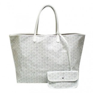 ゴヤール バッグ 定番 GOYARD トートバッグ サンルイGM ホワイトgeya2201 - 商品画像 2