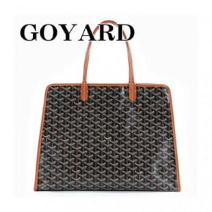 ゴヤールスーパーコピー GOYARD ペット用 キャリーバッグ ボストンバッグ 犬 猫 ヘリンボーン ブラック×ブラウンgeya2205 - 商品画像 1