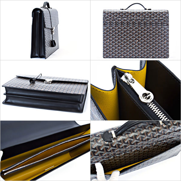 ゴヤール GOYARD バッグ メンズ ブリーフケース ビジネスバッグ ブラック(黒) geya2207 - 商品画像 2