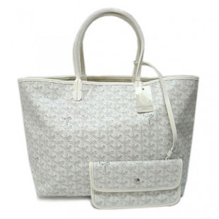 ゴヤール バッグ 定番 GOYARD トートバッグ サンルイPM ホワイトgeya2236 - 商品画像 1