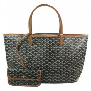 ゴヤールコピーコーヒー×黒PM/ゴヤール トートバッグ GOYARD サンルイ 高品質 人気バッグ☆サンルイ geya50020 - 商品画像 1