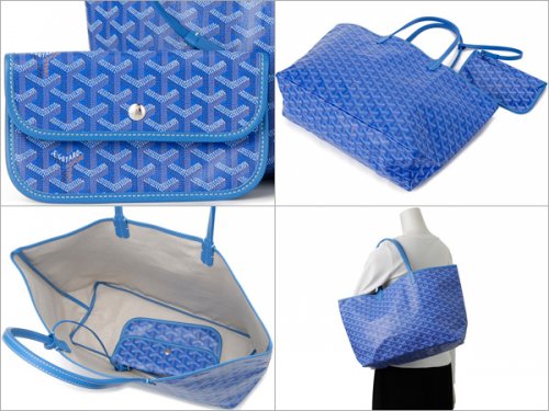ゴヤールスーパーコピー ブルーPM/ゴヤールトートバッグ GOYARD サンルイ 高品質 人気バッグ☆サンルイ geya50023 - 商品画像 2