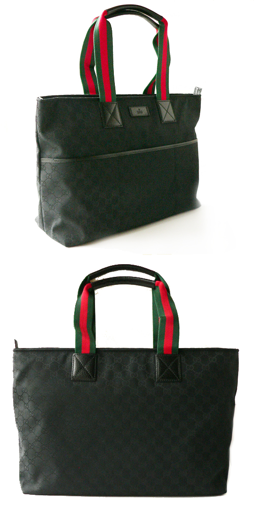 グッチスーパーコピーブランド GUCCI マザーズバッグ/トートバッグ ベビーマット付き GG柄キャンバス ウェビング ブラック 155524 F4FOR 1060 - 商品画像 2