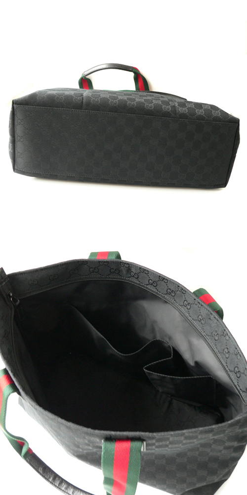 グッチスーパーコピーブランド GUCCI マザーズバッグ/トートバッグ ベビーマット付き GG柄キャンバス ウェビング ブラック 155524 F4FOR 1060 - 商品画像 4