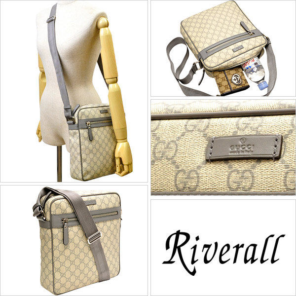 グッチスーパーコピーGUCCI 斜めがけショルダーバッグ レディース グレー/ライトベージュ 201448kgdin9891 - 商品画像 2