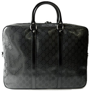 グッチバッグスーパーコピー GUCCI ビジネスバッグ/ブリーフケース GG柄 IMPRIMEE PVC /GGインプリメ ブラック 201480 FU49R 1000 - 商品画像 5
