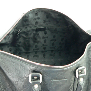 グッチスーパーコピー ボストンバッグ GUCCI 旅行カバン SACCA/サッカ GG柄レザー/グッチ シマ ブラック 206501 BNX1G 1000 - 商品画像 6