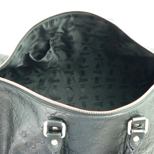 グッチスーパーコピー ボストンバッグ GUCCI 旅行カバン SACCA/サッカ GG柄レザー/グッチ シマ ブラック 206501 BNX1G 1000 - 商品画像 3