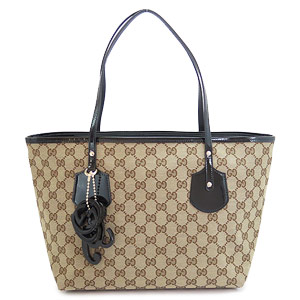 グッチスーパーコピーブランド トートバッグ GUCCI ショルダーバッグ 『2015年春夏新作』JOLIE/ジョリー ロゴチャーム GG柄キャンバス ベージュ×ブラック 211976 FAF4X 9769 - 商品画像 6
