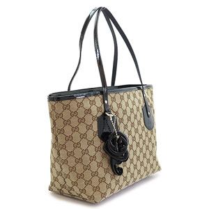 グッチスーパーコピーブランド トートバッグ GUCCI ショルダーバッグ 『2015年春夏新作』JOLIE/ジョリー ロゴチャーム GG柄キャンバス ベージュ×ブラック 211976 FAF4X 9769 - 商品画像 3