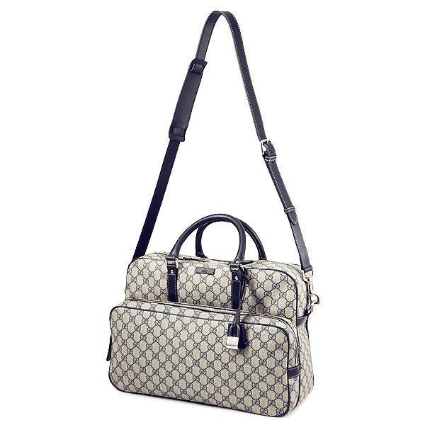 グッチバッグスーパーコピー GUCCI 246478 FP47N 4075 GGシュプリーム ショルダーバッグ ベージュ/ネイビー - 商品画像 9
