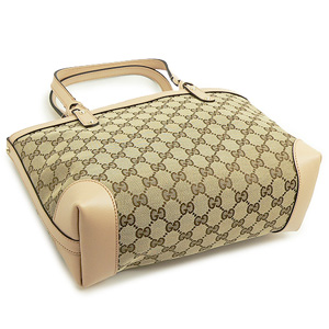 グッチコピーバッグ GUCCI トートバッグ/スモール ロゴポーチ付き キャンバス レザー ベージュ×サンドベージュ 269878 F4CMG 9782 - 商品画像 4