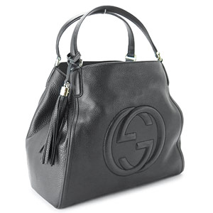 グッチブランドコピー トートバッグ GUCCI バッグ SOHO/ソーホー タッセル レザー ブラック 282309 A7M0G 1000 - 商品画像 3