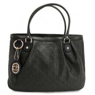 グッチバッグコピー トートバッグ GUCCI ショルダーバッグ SUKEY/スーキー GGチャーム GG柄レザー/グッチ シマ ブラック 296835 AA61G 1000 - 商品画像 2