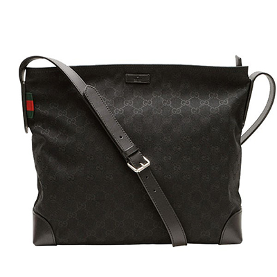 GUCCIコピー 斜めがけショルダーバッグ メッセンジャーバッグ ス ブラック GGキャンバスxレザー 308930f4csn1060 - 商品画像 3