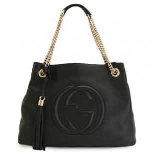 グッチスーパーコピーバッグ トートバッグ GUCCI ショルダーバッグ SOHO/ソーホー タッセル レザー ブラック 308982 A7M0G 1000 - 商品画像 2