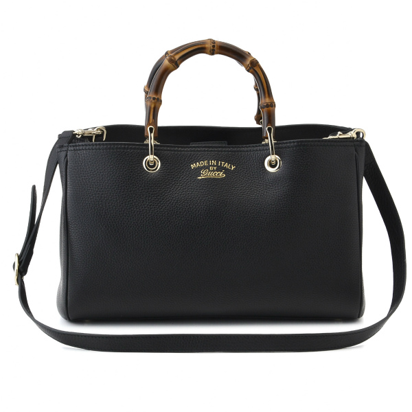 グッチ GUCCI 2015年秋冬新作 Bamboo Shopper 2WAYトートバッグ 323660 A7M0G 1000 - 商品画像 3