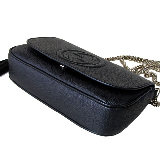 グッチ GUCCI ショルダーバッグ レディース ソーホー SOHO レザー チェーンバッグ ブラック 336752 A7M0G 1000 - 商品画像 4