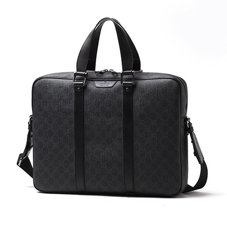 グッチスーパーコピー ブリーフケース(2WAY仕様)/GG SUPREME /ダークグレー グレー系337081 khn7r 1078 メンズ - 商品画像 7