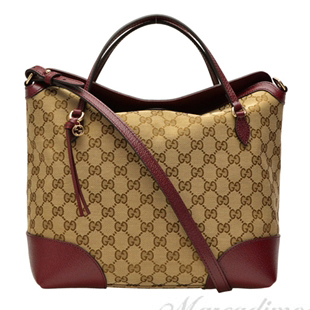 グッチスーパーコピー GUCCI BREE 2wayトートバッグ ベージュ×ルビーレッド GGキャンバス×レザー 353120kh1bg9797 - 商品画像 3