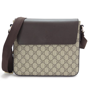 グッチブランドバッグコピー ショルダーバッグ GUCCI ななめがけバッグ『2015年春夏新作』 MESSENGER/メッセンジャー GGスプリーム キャンバス PVC ベージュ×ダークブラウン 353430 KGDIG 8588 - 商品画像 6