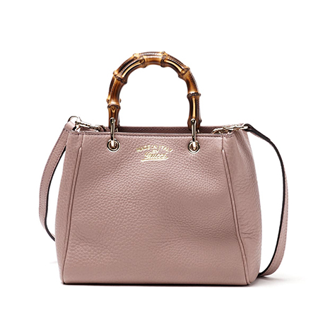 スーパーブランドコピーグッチ ハンドバッグ(2WAY仕様) BAMBOO SHOPPER LEATHER ライトピンク ピンク系 368823 a7m0g 6812 レディース - 商品画像 6
