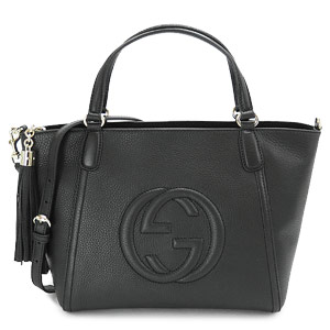 グッチスーパーコピー トートバッグ GUCCI 2WAYショルダーバッグ『2015年春夏新作』SOHO/ソーホー タッセル レザー ブラック 369176 A7M0G 1000 - 商品画像 6
