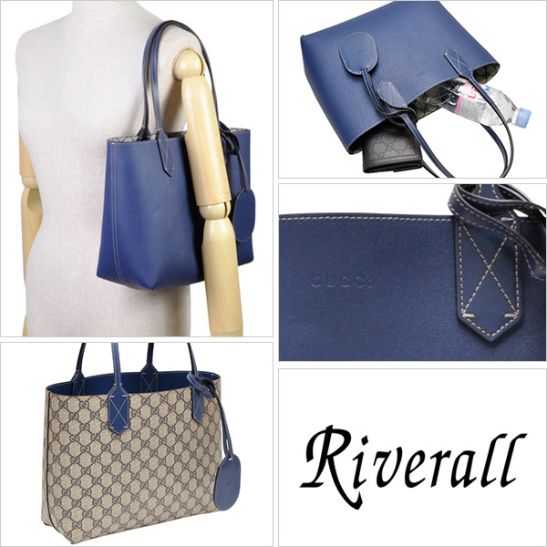 グッチ GUCCIスーパーコピー トートバッグ レディース ベージュxネイビー 372613a98104088 - 商品画像 2