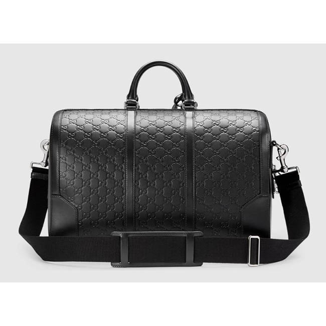 スーパーコピーGUCCIグッチ グッチシグネチャーレザーダッフル 旅行カバン 2WAYボストンバッグ ショルダーバッグ 406380 CWCBN 1000 - 商品画像 9