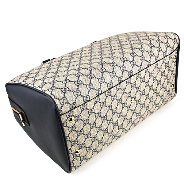 グッチコピー ハンドバッグ GUCCI 409527 KHNKG 4075 バッグ GGスプリーム トップハンドル レディース ベージュ/ブルー 青 GGパターン バイカラー エレガント - 商品画像 9