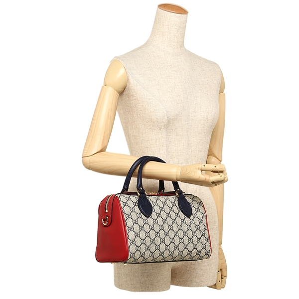 グッチスーパーコピー ハンドバッグ レディース GUCCI 409529 KLQIG 4096 ベージュ レッド ネイビー - 商品画像 6