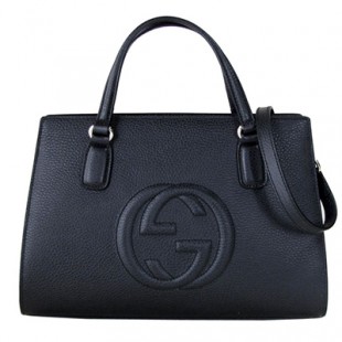 グッチコピー GUCCI 2WAY ハンドバッグ レディース ソーホー SOHO レザー ブラック A4サイズ 収納可能 431571 CAO0G 1000 - 商品画像 2
