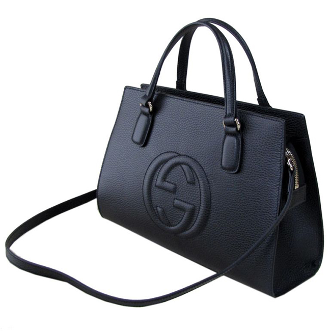 グッチコピー GUCCI 2WAY ハンドバッグ レディース ソーホー SOHO レザー ブラック A4サイズ 収納可能 431571 CAO0G 1000 - 商品画像 3