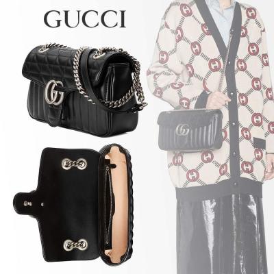 グッチコピー GUCCI GGマーモント キルティング スモール ショルダーバッグ 443497 UM8AN 1000 - 商品画像 2