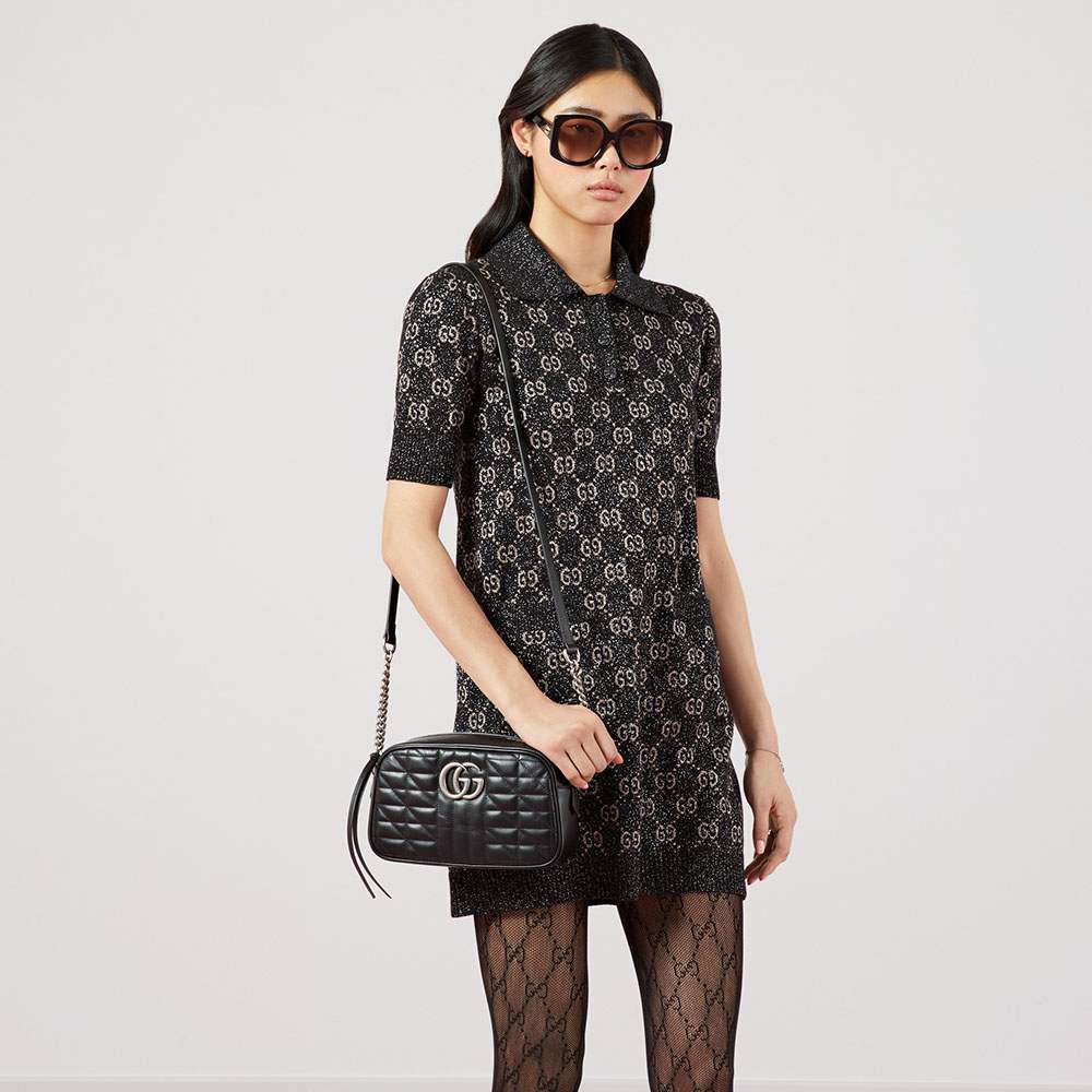 GUCCIコピーグッチ GGマーモント キルティングショルダー スモール 447632 UM8BN 1000 - 商品画像 6