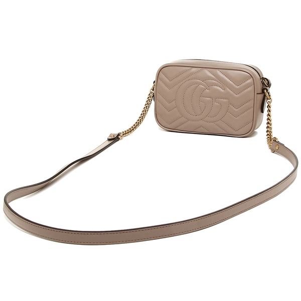 グッチ GUCCI ショルダーバッグ レディース GGマーモント ライトベージュ 448065 DTD1T 5729 - 商品画像 4