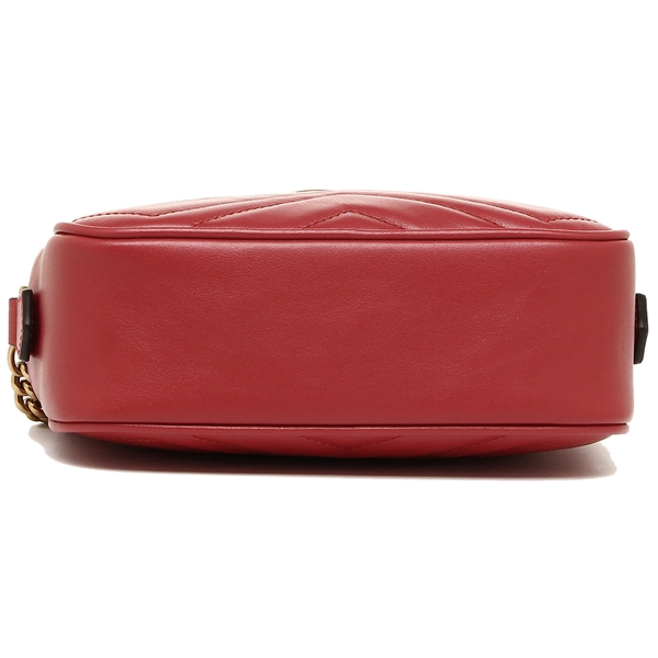 グッチ GUCCI ショルダーバッグ レディース GGマーモント レッド 448065 DTD1T 6433 - 商品画像 8