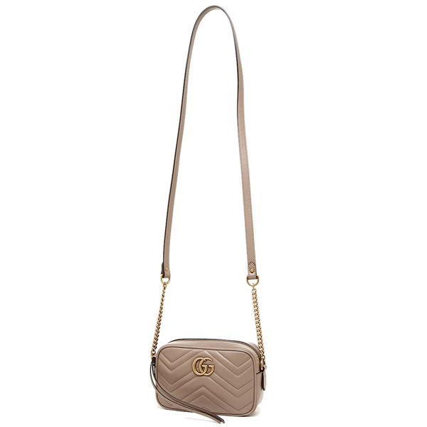 グッチ GUCCI ショルダーバッグ レディース GGマーモント ライトベージュ 448065 DTD1T 5729 - 商品画像 6