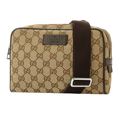 グッチコピー ウエストバッグ・ボディバッグ GUCCI 449174 KY9KN 9886 GGキャンバス GG CANVAS ユニセックス ベージュ/ダークブラウン ヒップバッグ クロスボディ GG柄 メンズ カジュアル スマート - 商品画像 7